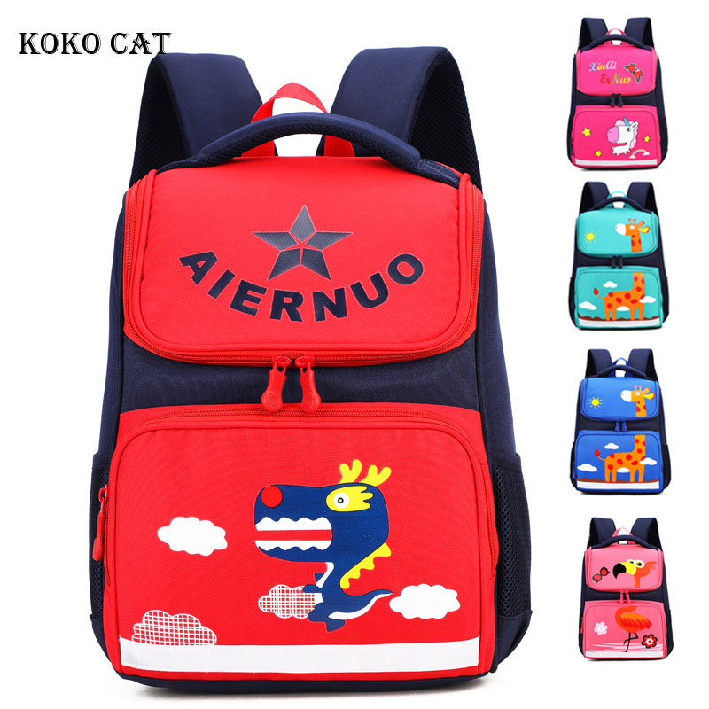 Primary Children Unicorn Backpack Dinosaur School Bag Kid Cute 3D Cartoon Orthopedic Satchel for Girl Mochila Infantil Escolares