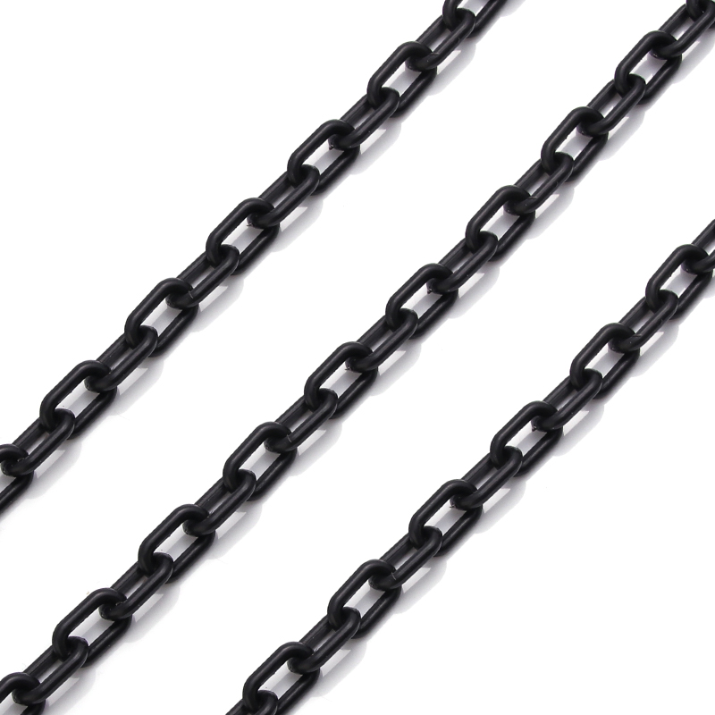 SAUVOO 5m Colorful Acrylic Link Chain Closed Soldered Cable Chain For Necklace Bracelet Making Plastic Chain Links 13.5x7.5mm: Yellow