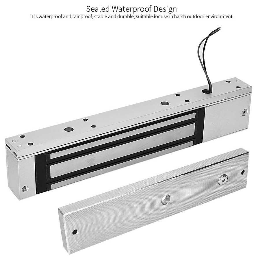 DC 12V 280kg Holding Electric Magnetic Electromagnetic Lock Force Waterproof Access Control cerradura eléctrica