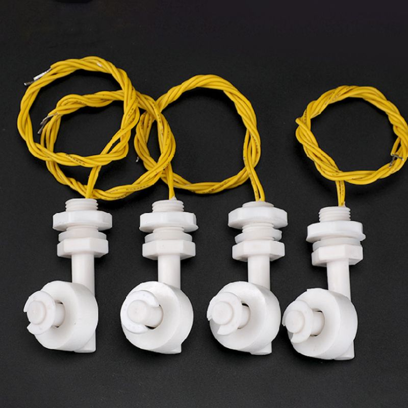 2pcs/set DC 110-220V Water Level Sensor Right Angle Float Switch for Fish Tank