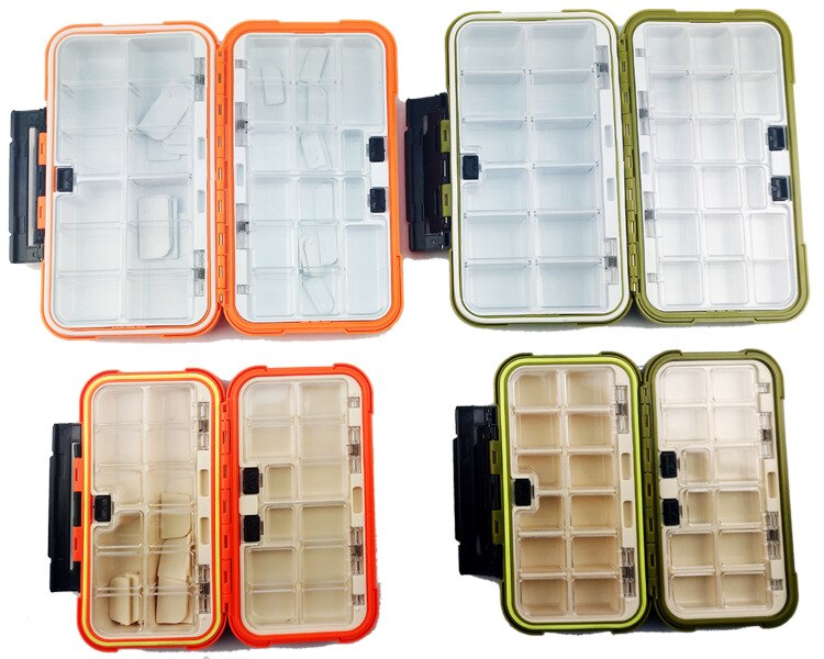 Fishing Tackle Tools Box Waterproof Double Layer DIY Compartments Large Storage Case Waterproof Fly Carp Fishing Accessories