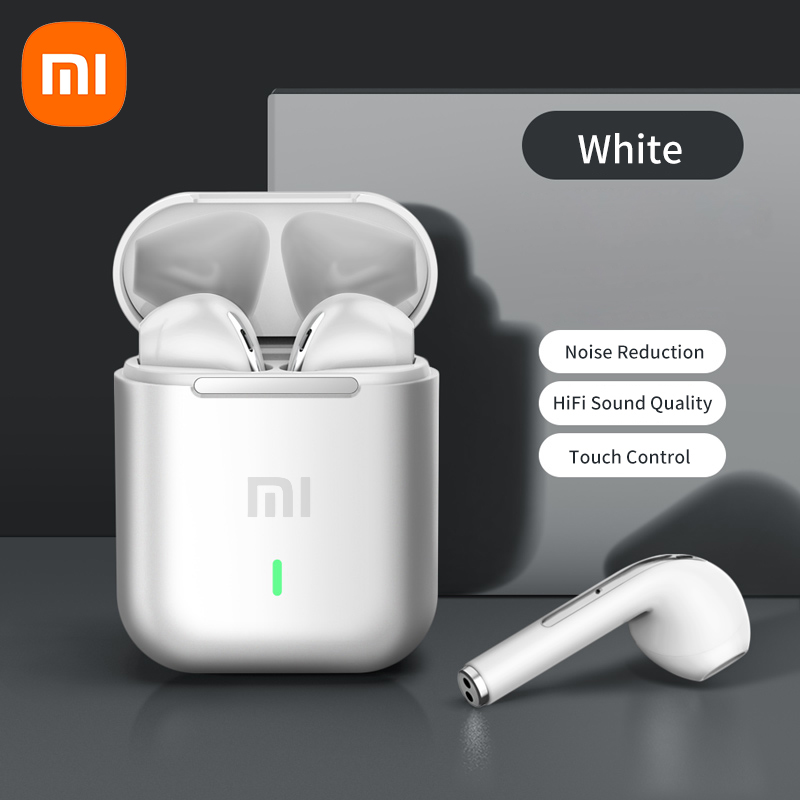 Xiaomi Earbuds True Wireless Earphone Noise Cancelling Update Bluetooth 5.3 Headset HD Music Headphone In-Ear Handsfree With Mic: WHITE