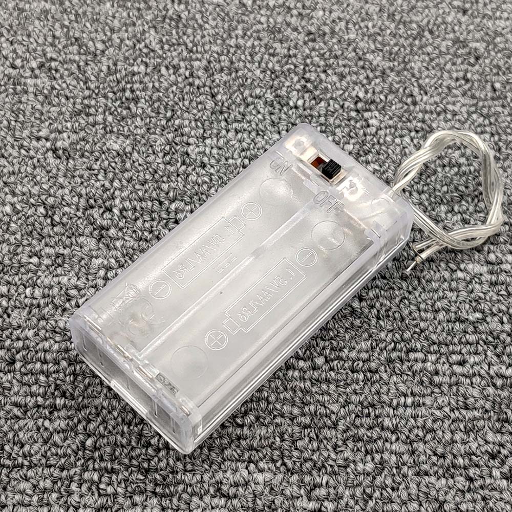 Batteri Oppbevaringsboks til AA Batterier - Batteriholder - Batteribeholder