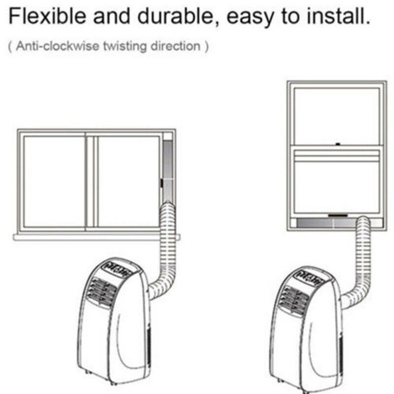 Verstelbare Mobiele Uitlaatpijp Ventilator Duct Slang Stretch Airconditioning Uitlaatpijp Airconditioning Accessoires PAK55
