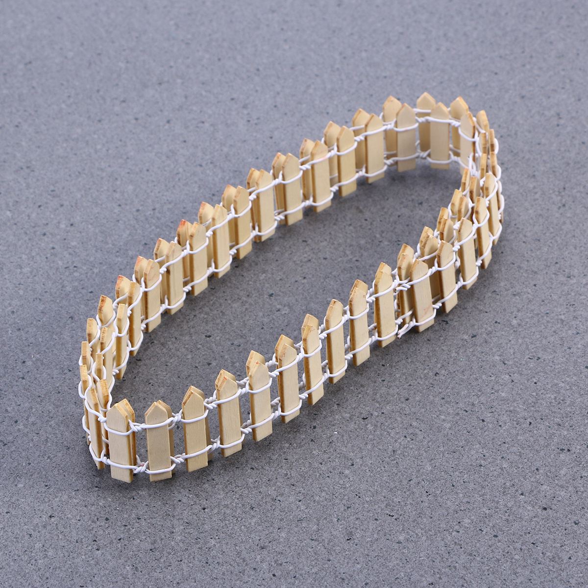 100cm x 3cm Mini Small Wood Fence DIY mini house Fairy Garden Micro Plant Pot Decor Bonsai Terrarium Ornament