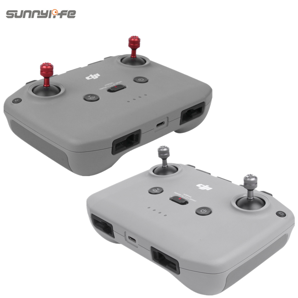 Sunnylife – manettes de commande en alliage d'aluminium Mavic Air 2, Joysticks pour télécommande DJI Smart/Mavic Mini2