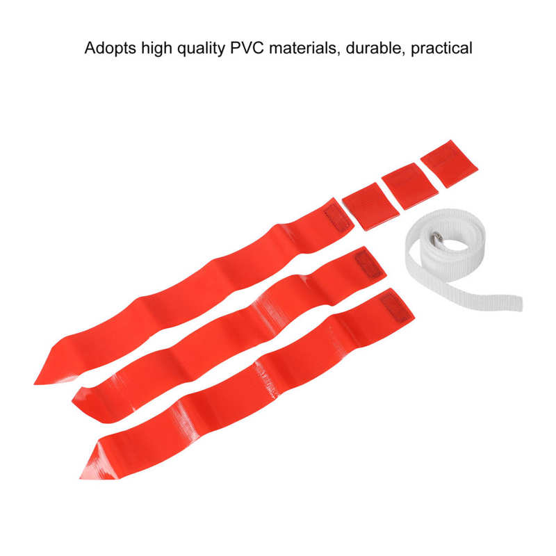 Football Belt Flag Red Soccer Belt Tag for Recreational Activities for Children