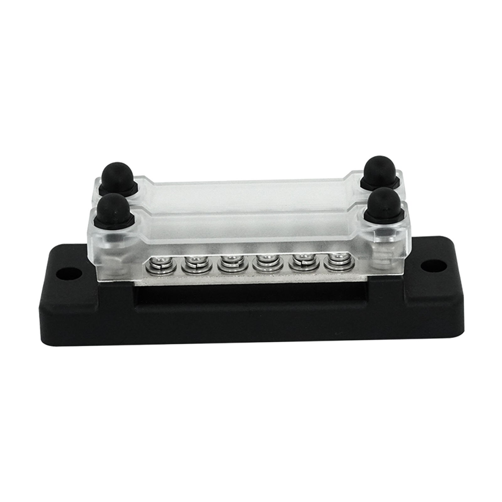 12 Terminal Bus Bar Kit Distribution Block with 12 Screws and 4 Studs, Premium