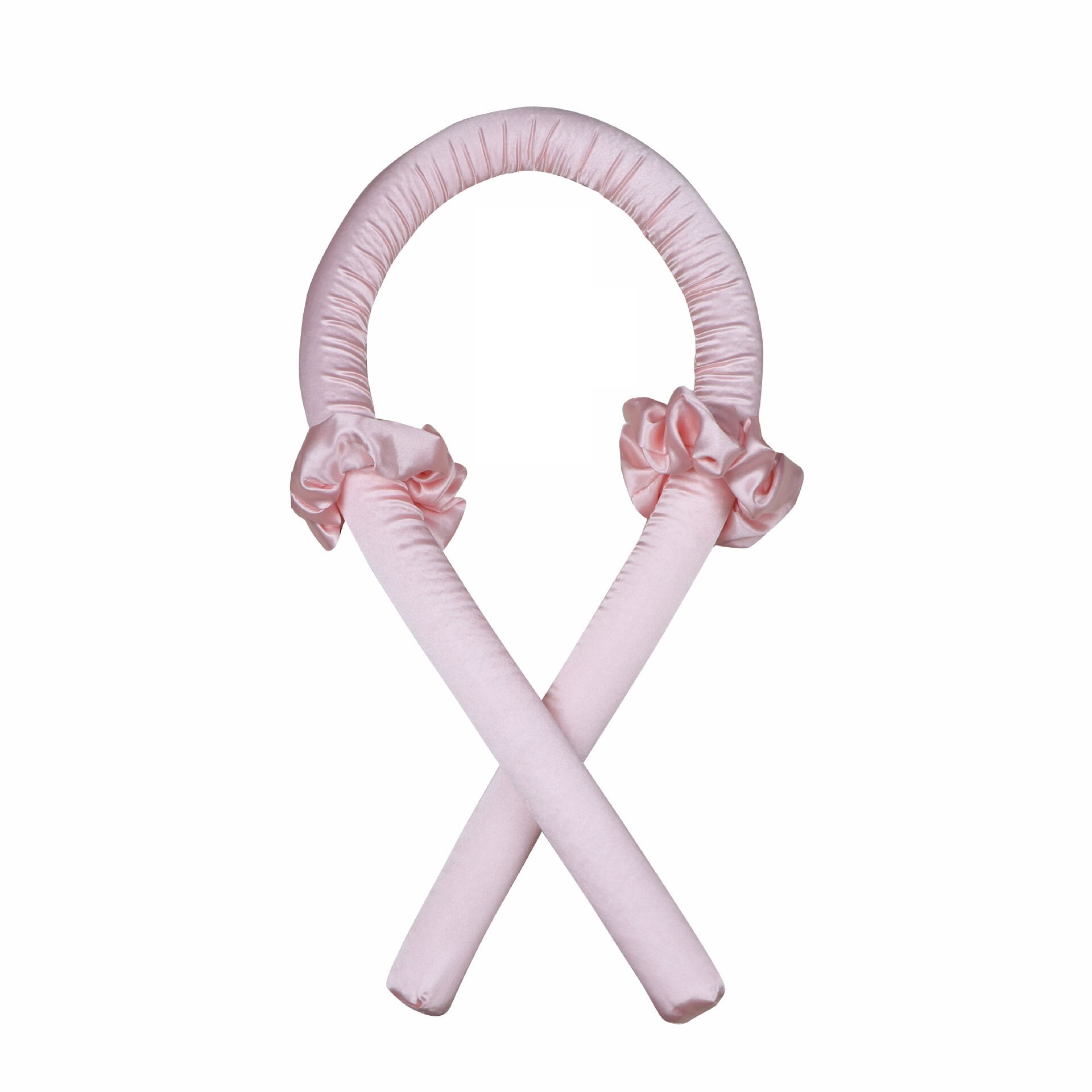 Heatless Curling Rod Heatless Hair Curls Headband Make Hair Soft And Shiny Hair Curler Hairdressing Tools Heatless Hair Curls: pink  B