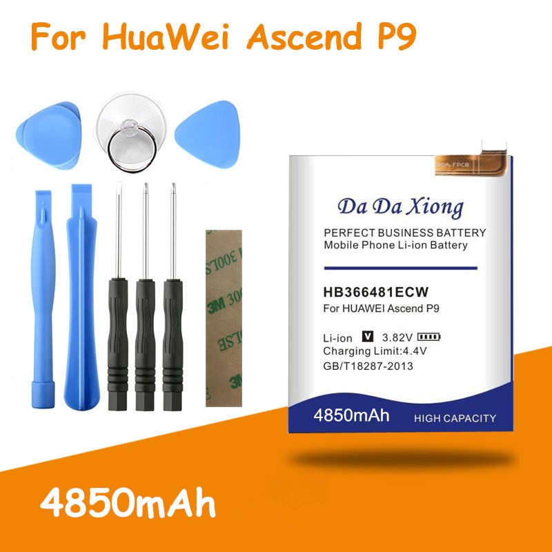 Batteria 5300mAh per Huawei P9 EVA-AL00 AL10 EVA-TL00 EVA-L19 G9 Lite onore 8 5c
