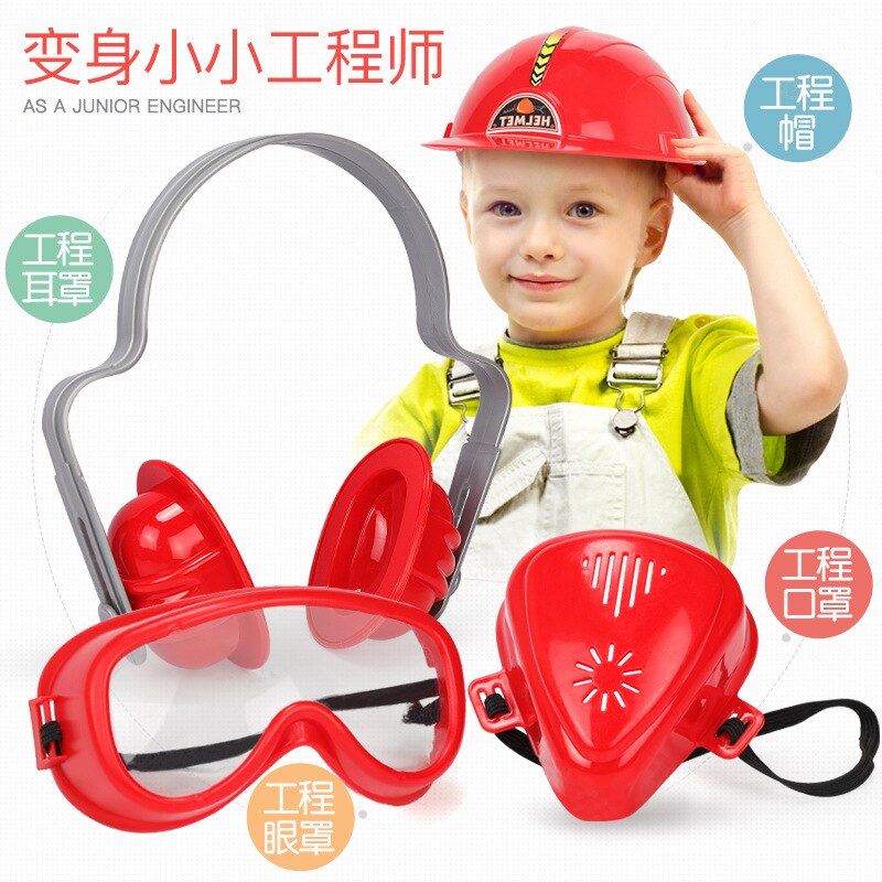 Boys Kids Toys for Children Pretend Engineer Play Tool Box Set Screwdriver Wrench Toy Electric Drill Hand Exercise 3 6 Years