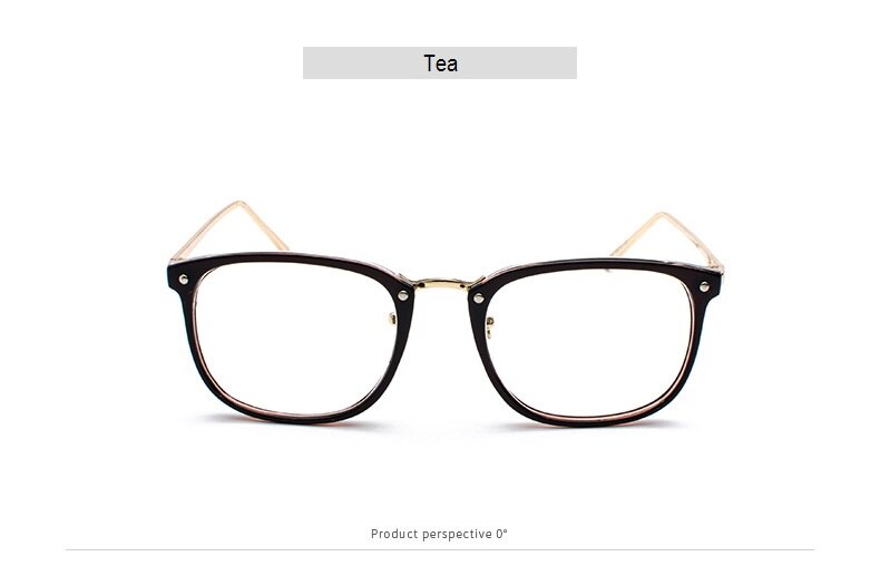 Oval Glasses Frame Women Vintage Myopia Eyeglasses Frames Clear Lens Eye Glasses Frame for Men Optical Spectacle Frame: tea