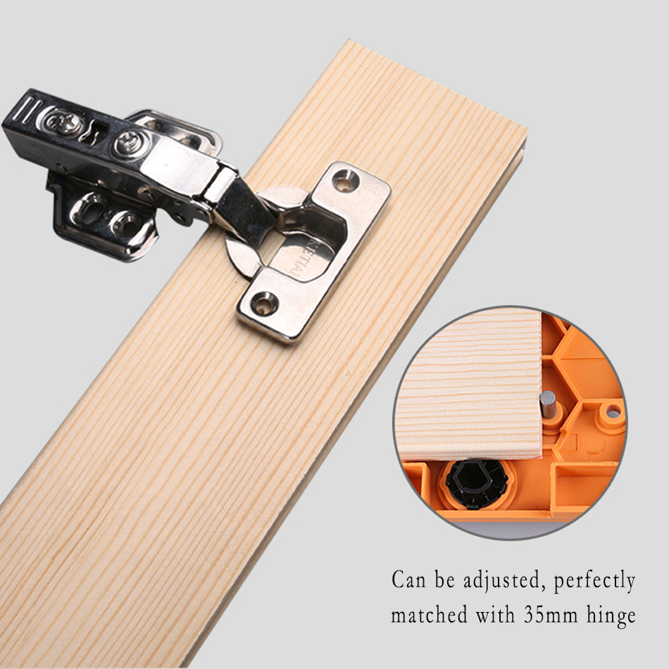 35mm Concealed Hinge Jig kit Woodworking Tools suitable for Face Frame Cabinet Cupboard Door Hinges Installation