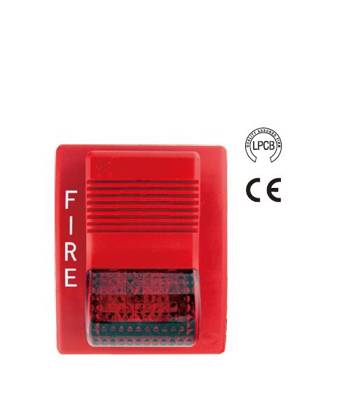 LPCB Approved Addressable Fire Alarm Strobe Sounder Beacon horn strobe flash and sounder 24VDC