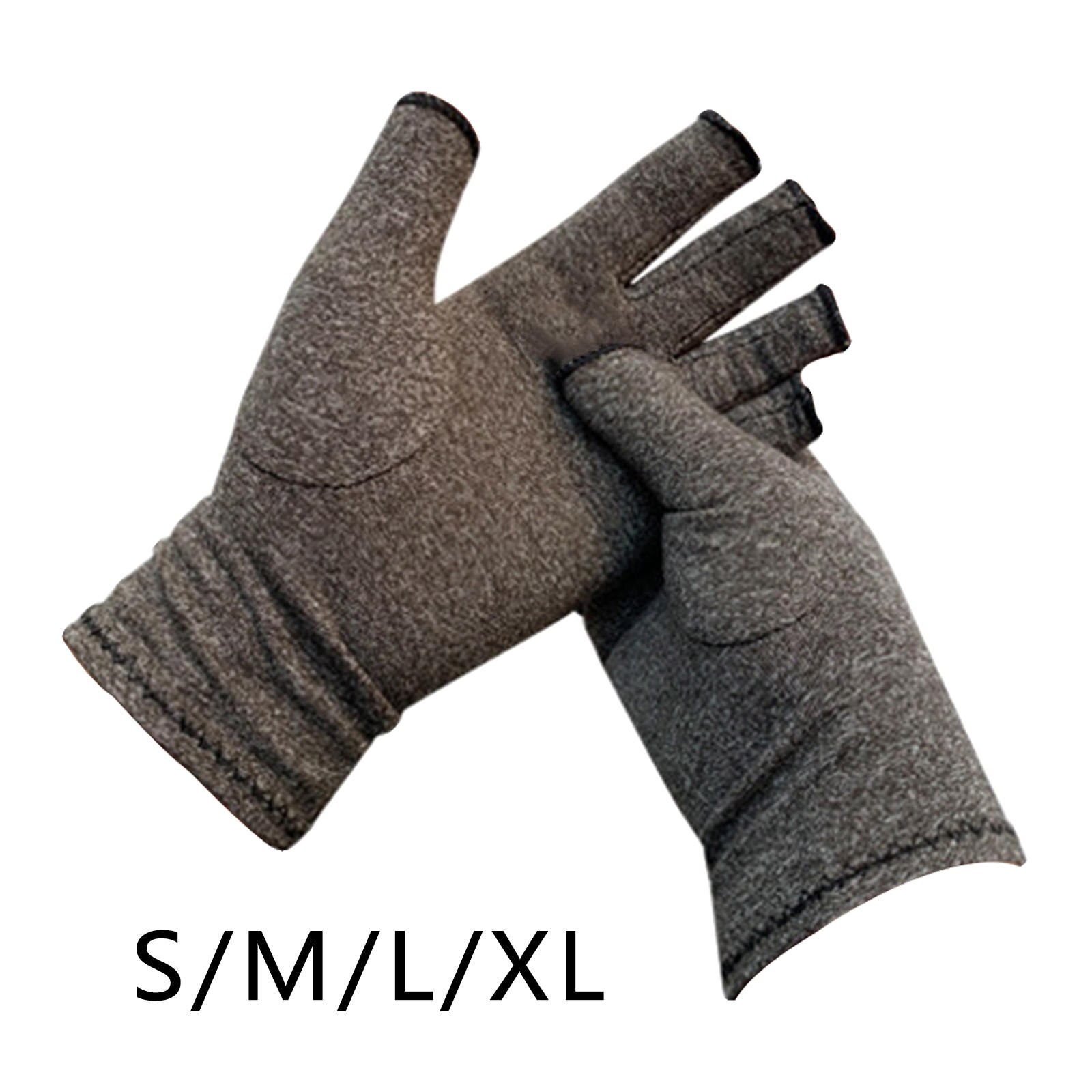 Arthritis Hand Compression Gloves, Fingerless , Breathable, Alleviate Rheumatoid Pains, Ease Muscle Tension