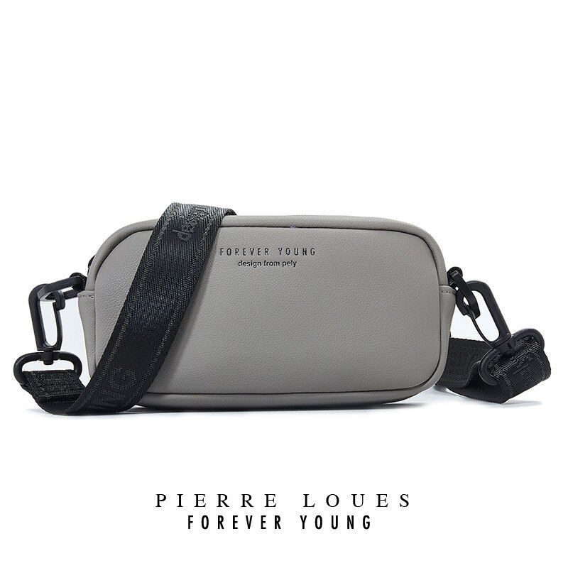 CHALLEN Female Casual Mini Crossbody Bag For Women Shoulder Bag PU Leather Phone Coin Bag Trend Handbag Rectangle Shape: grey