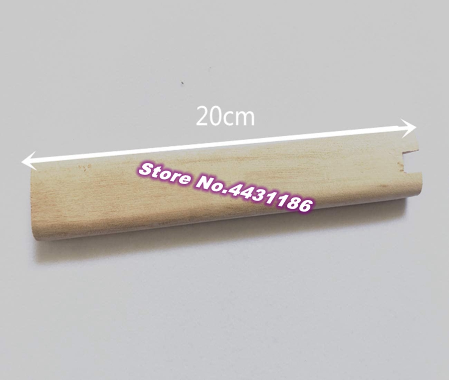 Set Japanese Samurai Katana/Wakizashi/Tanto Sword Handle Tsuka Assemble Hard Wood Fittings: 20cm