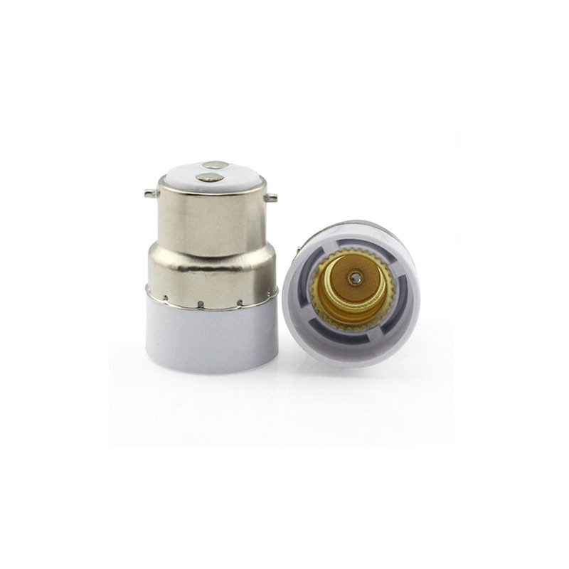 3 uds. B22 a E14 adaptador de portalámparas LED bayoneta candelabro Base de lámpara bombillas Adaptador convertidor