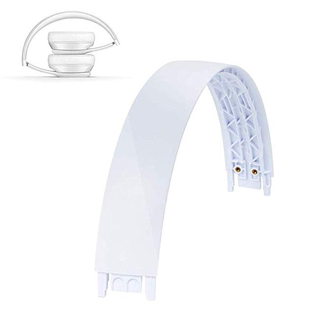 Ersatz Stirnband Kunststoff Shell für Beat Solo 3 3,0 Drahtlose Kopfhörer Reparatur Teile Kopf Band: WHITE