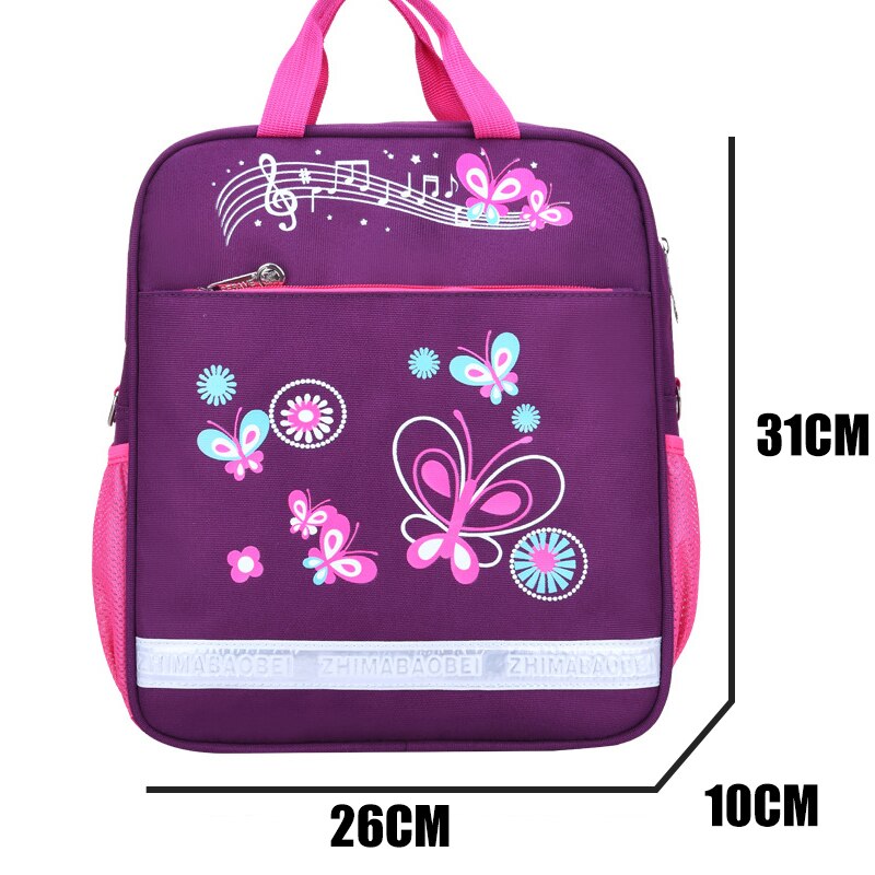 School Bags For Girls Cute Cartoon Children's Backpack Orthopedic Schoolbag Big Capacity School Backpack School Girl Bag: purple