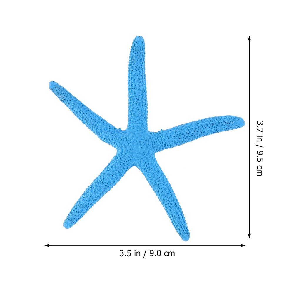 Mini acuario de resina Artificial, Adorno para acuario de artesanía de mar, Estrella bonita, 10 Uds.
