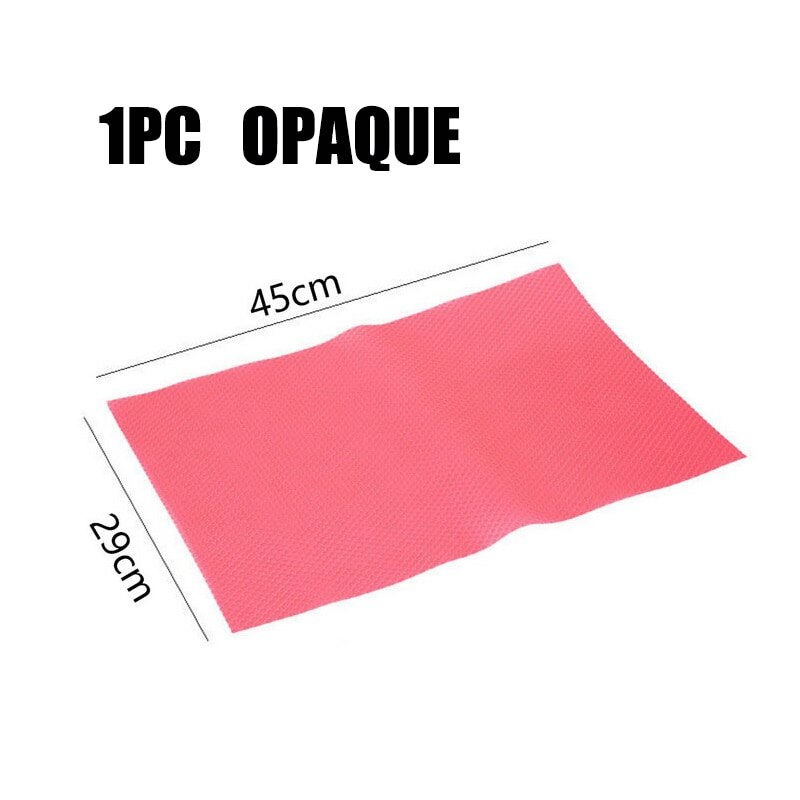 4 stuks/set koelkast organizer waterdichte matten koelkast pad antibacterieel anti-aangroei schimmel vocht op maat gemaakte pad keukengereedschap: 1pc roze
