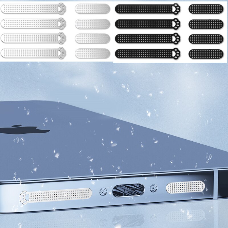 Rede universal de fone de ouvido para alto-falante de telefone, adesivo de malha antipoeira para iphone 13 12pro 11 pro series, rede adesiva de metal