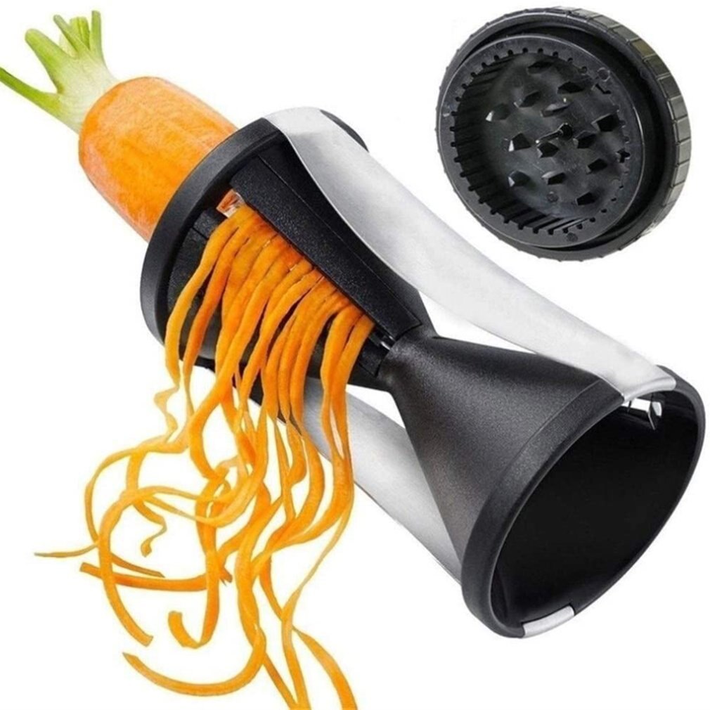 Spiral Slicer Cutter Kitchen Tool Vegetable Fruit Spiralizer Twister Peeler Kitchen Multifunctional Shredder