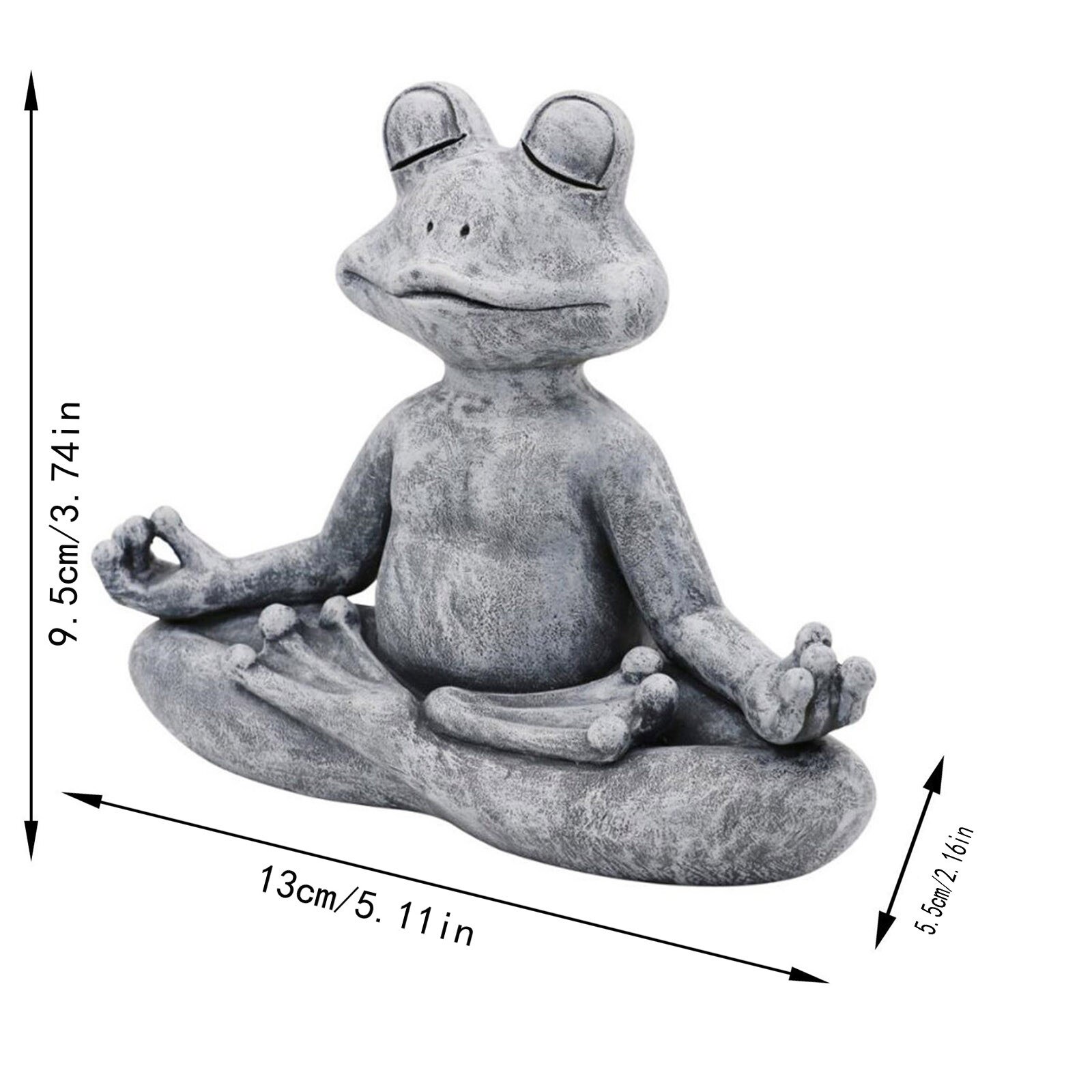 Mediteren Zen Tuin Yoga Beeldje Poly Hars Kantoor Yard Decoratie Ornament Hond Boeddha Meditatie Hond Standbeeld-Yoga