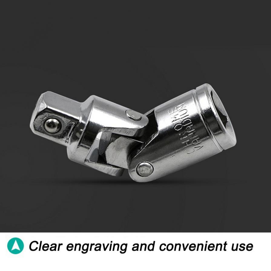 Wrench Sleeve 360 Degree Socket Wrench Joint Swivel Knuckle Joint Air Impact Wobble Socket Adapter Hand Tool 1/2 3/8 1/4