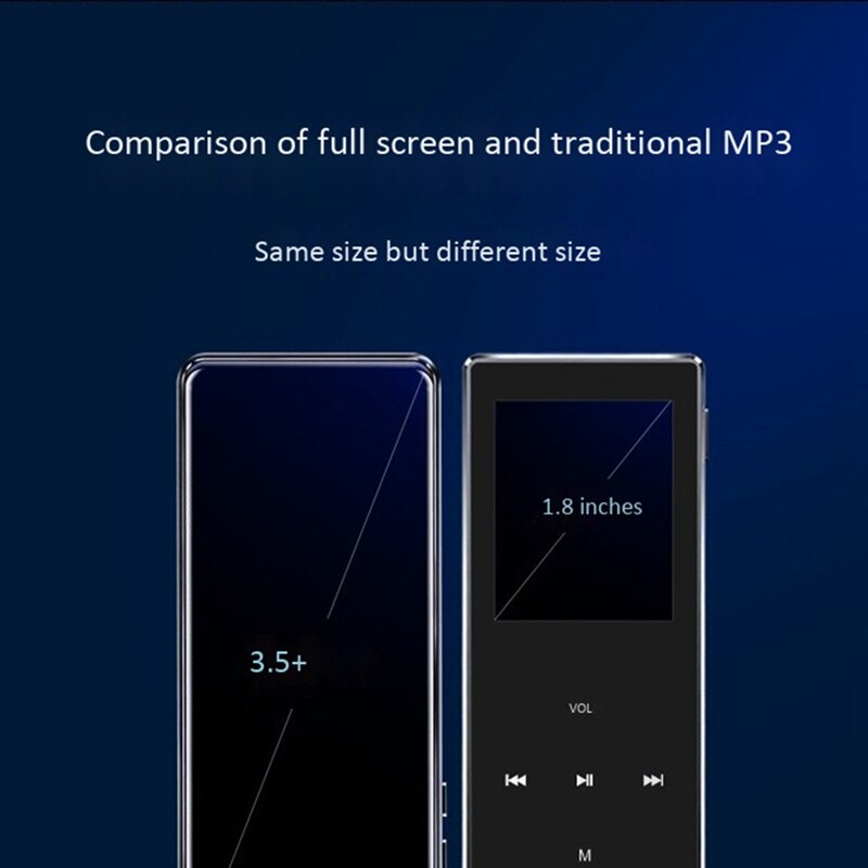 Mahdi M9 Music Player 3.5-Inch Full-Sn Contact, Bluetooth + External MP4 Music Player