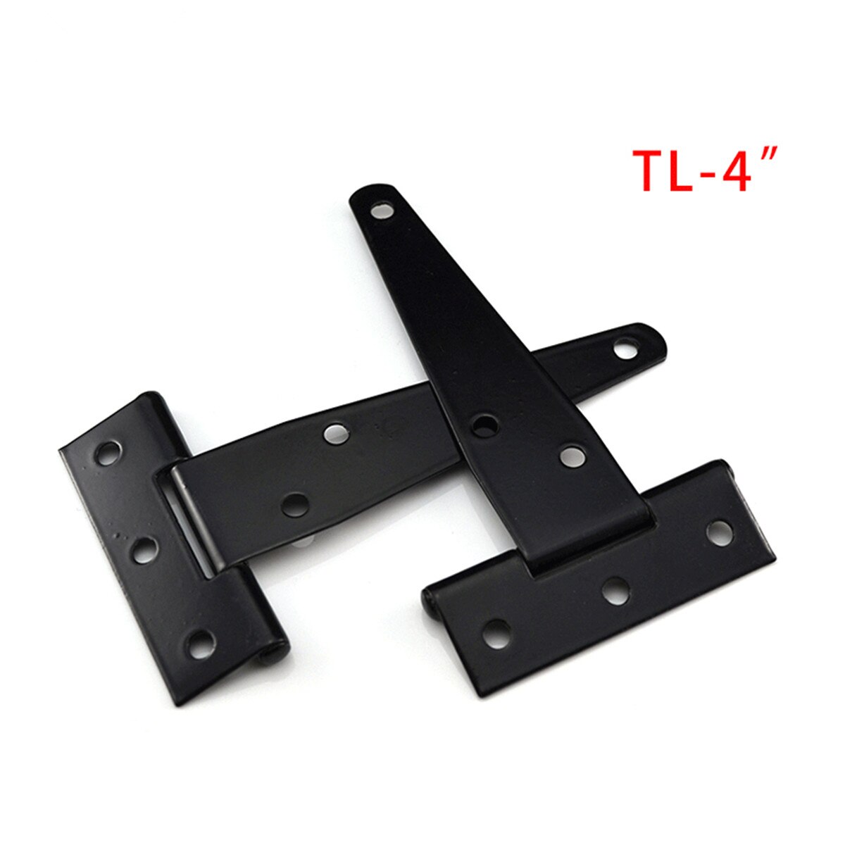 Gusseisen T Scharnier Schwarz T scharniere Schrank Scharnier Garten Schuppen 4-8 zoll Holz Tür Tor für Licht riss türen Möbel Hardware-