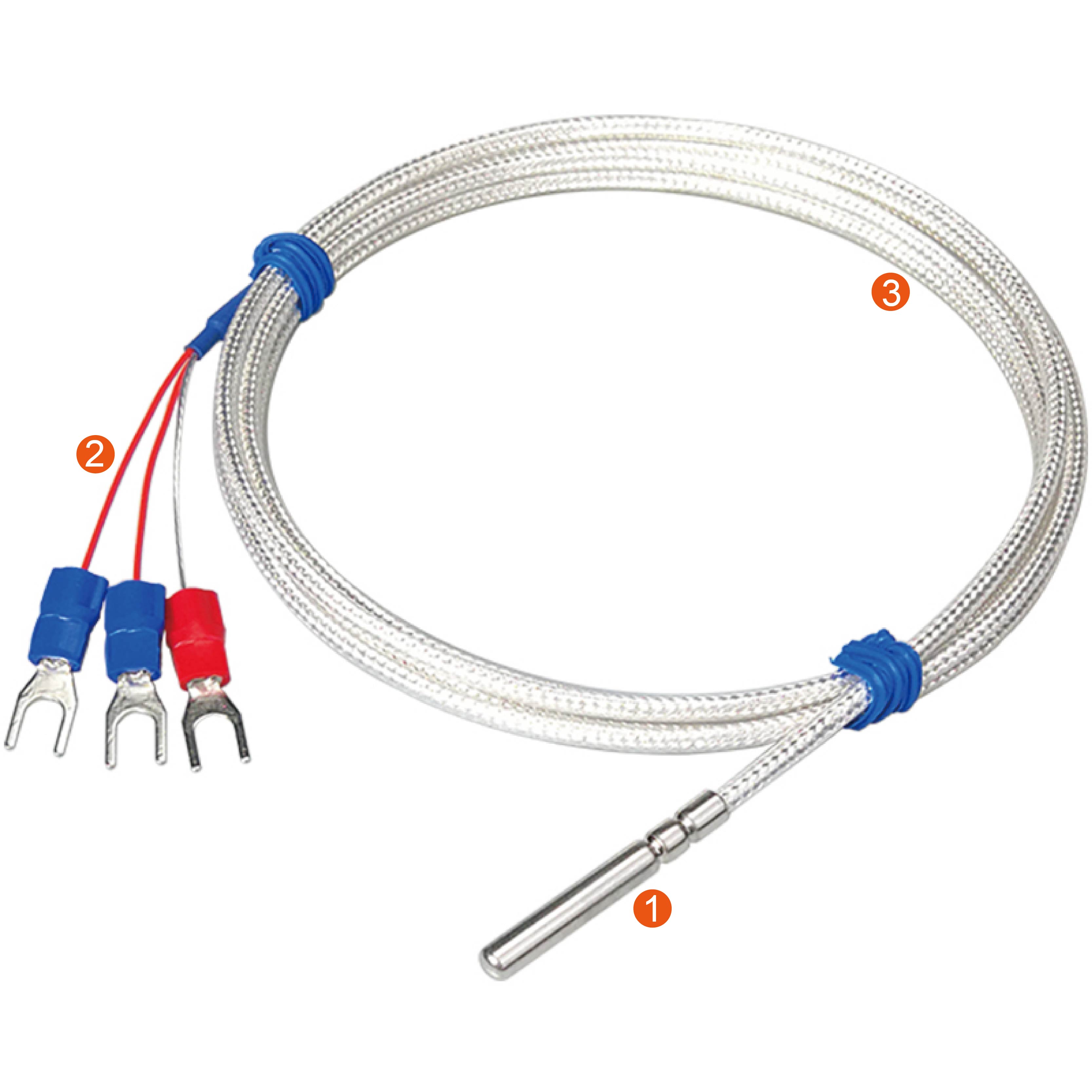 PT100 Temperature Sensor RTD Temperature Probe Pla Grandado