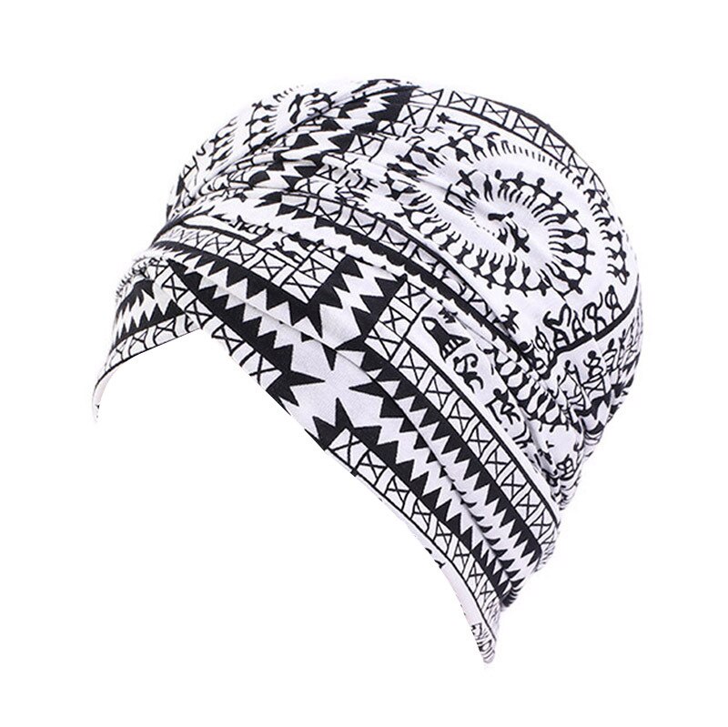 African Headscarf long Head scarf Jewish Headcover Turban shawl Warp Hair African Headwrap Bohemian Headwrap Chem cotton: 3