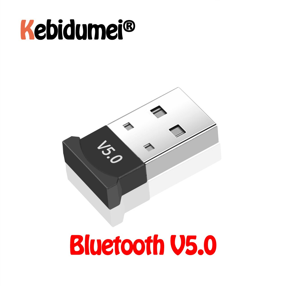 Usb Adapter Bt V5.0 Bluetooth Ontvanger Draadloze Mini Usb Bluetooth Dongle Receiver Zwart Voor Laptop Muis Toetsenbord Accessoires