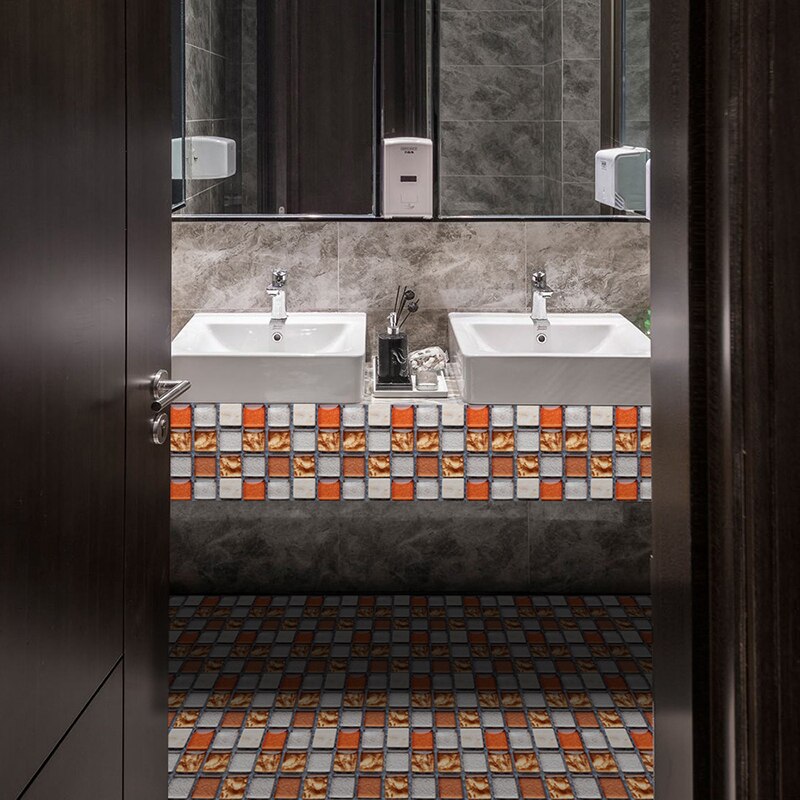 3D Magic Gel Tegels Zelfklevende Mozaïek Tegel Voor Keuken En Badkamer Backsplash Creatieve Baksteen Kristal Behang-1 Vel