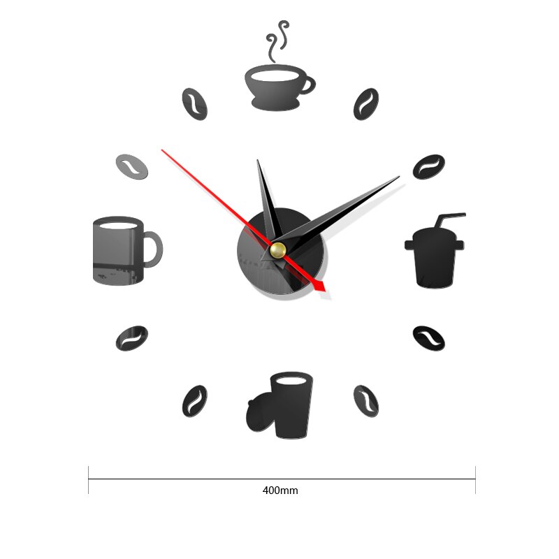 Wall Clock Modern Watch Large Quartz Wall Clocks 3D Diy Acrylic Mirror Mechanism Stickers Home Living Room Decoration