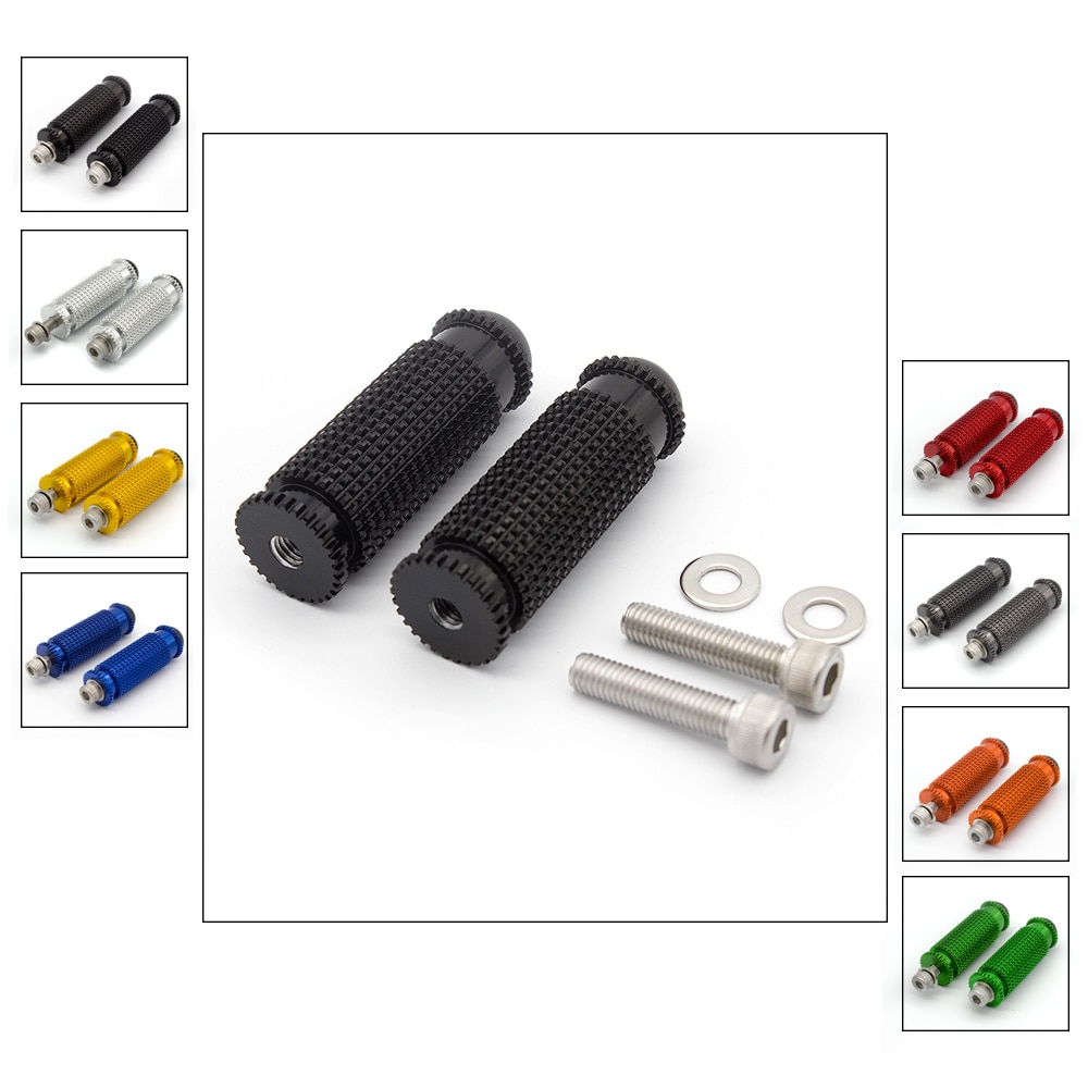 Universal- CNC Motorrad Fußrastenanlage Fußstützen Rändelung Fußrasten Fußrasten Pedal Für Kawasaki ZX10R ZX 10R 2006 - 2007