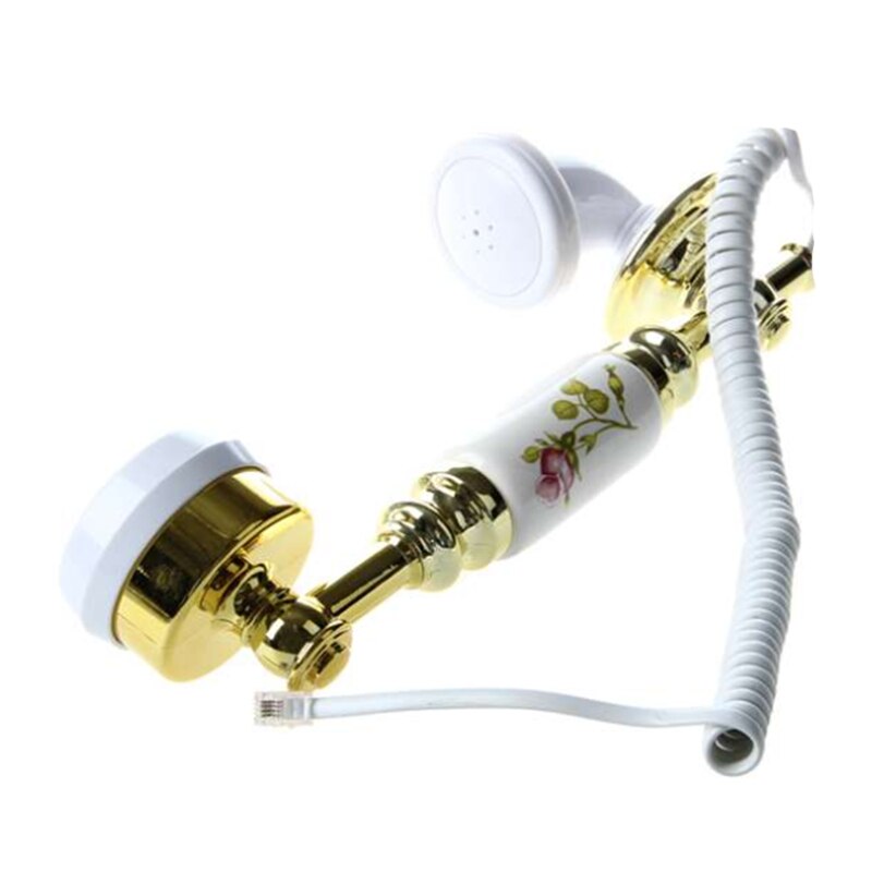 Antike Telefon Nostalgie Jahrgang Telefon aus Keramik Frau-9100