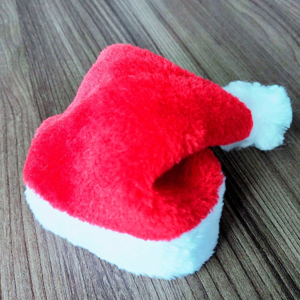 1Pcs Hond Santa Hoed Leuke Verjaardag Party Verstelbare Kegel Hoed Voor Hond Kat Kleine Huisdieren Jaar Kerst Decoratie cap Hoofddeksels