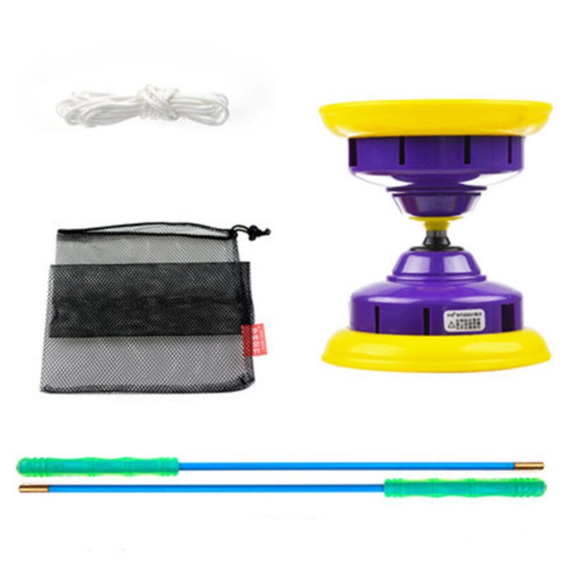 Unieke Kleurrijk 3-Lager Beginner Diabolo Chineseyoyo Met Handsticks & String Jongleren Speelgoed Voor Kinderen Indoor Outdoor Speel