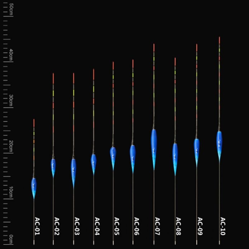 Galleggianti da pesca super luminosi galleggianti luminosi pesca notturna senza ombre galleggianti elettronici super sensibili accattivante
