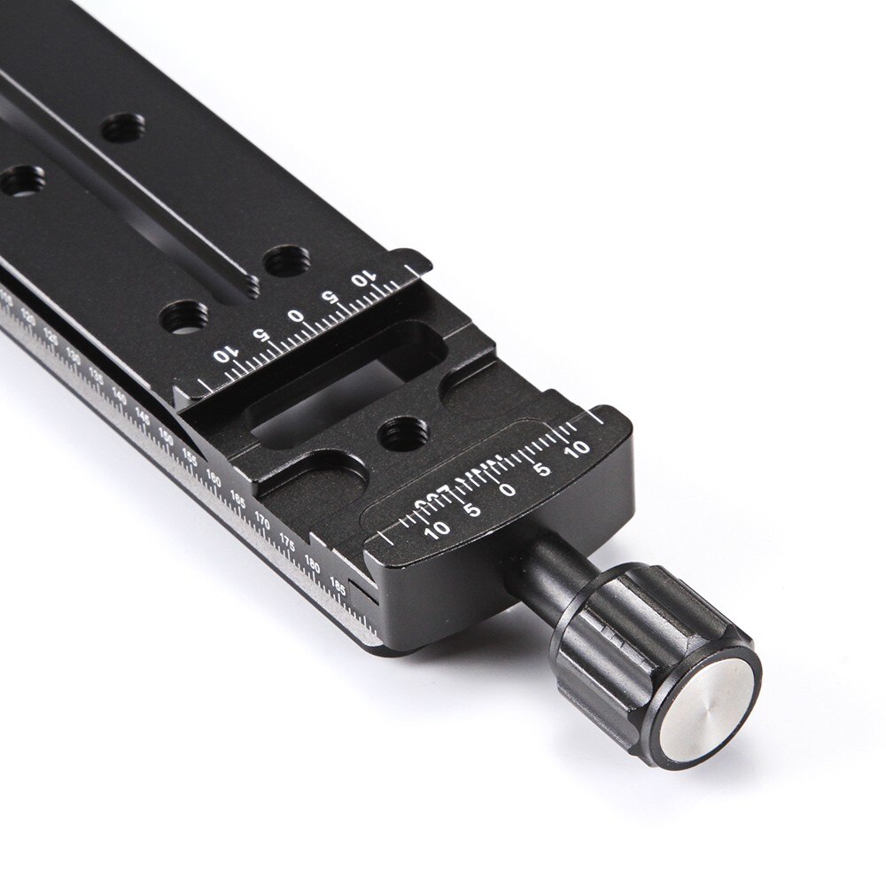 200Mm Nodal Slide Macro Rail Plaat Metalen Quick Release Clamp Fit Arca Als Dslr Camera Camcorder Dv