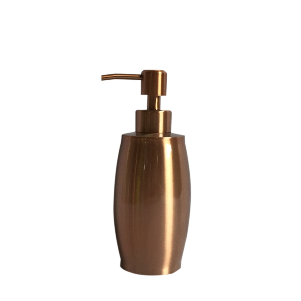 Rose Gold Liquid Soap Dispenser Bottle Stainless Steel Kitchen Bathroom Lot