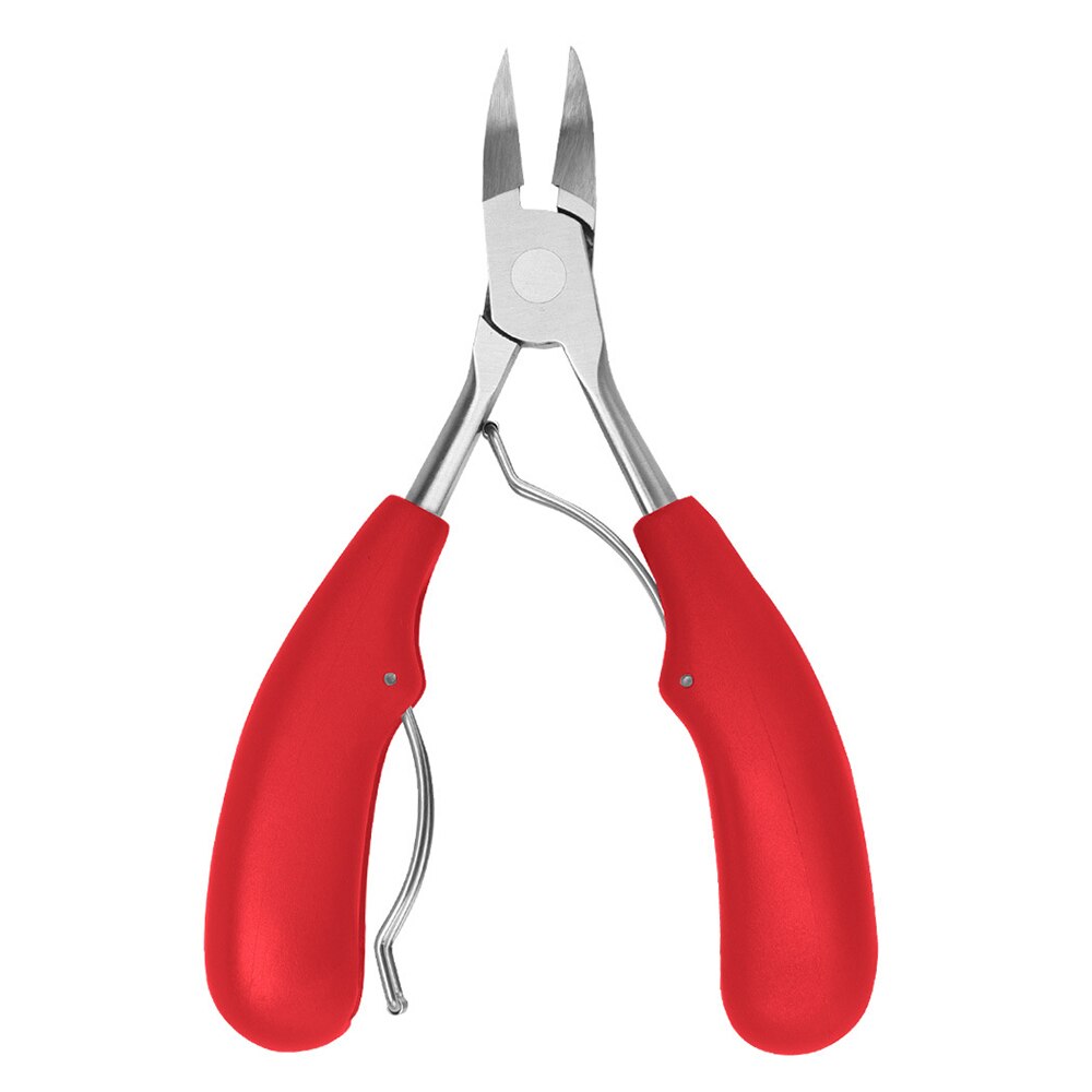 Zehe Nagel Knipser Entfernen Abgestorbene Haut Nagel Korrektur Zangen Eingewachsene Zehennagel Häutchen Schere Rand Cutter Dick Pedikübetreffend Pflege Werkzeug: rot