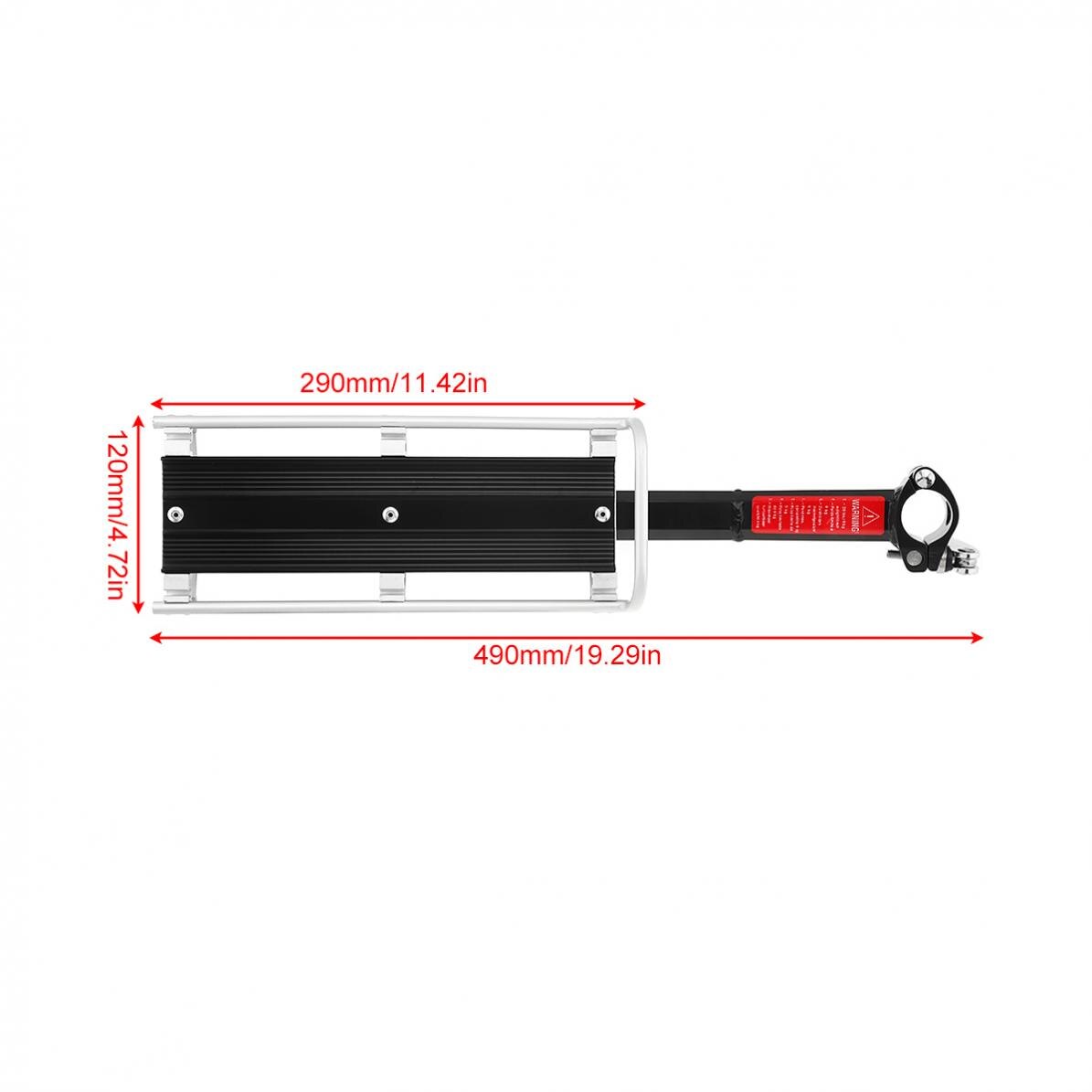 Zwarte Fiets Rack Aluminiumlegering Bagage Bagagedrager Kofferbak voor Fietsen MTB Bike Achter Plank Fiets Rekken