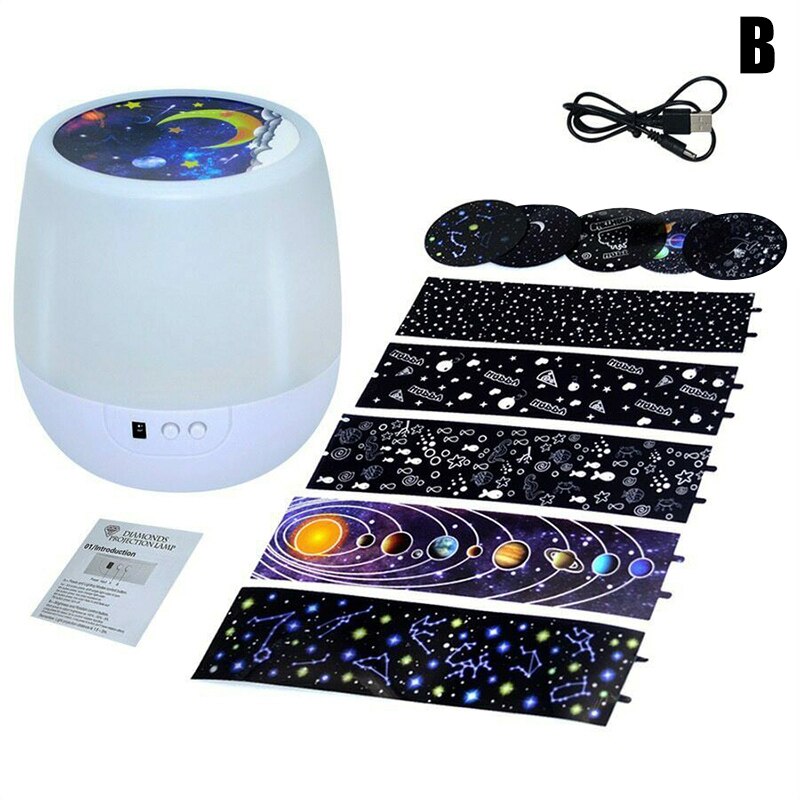 Led Sterrenhemel Projector Licht Starry Dream Projectie Lamp Voor Thuis Slaapkamer AN88: B