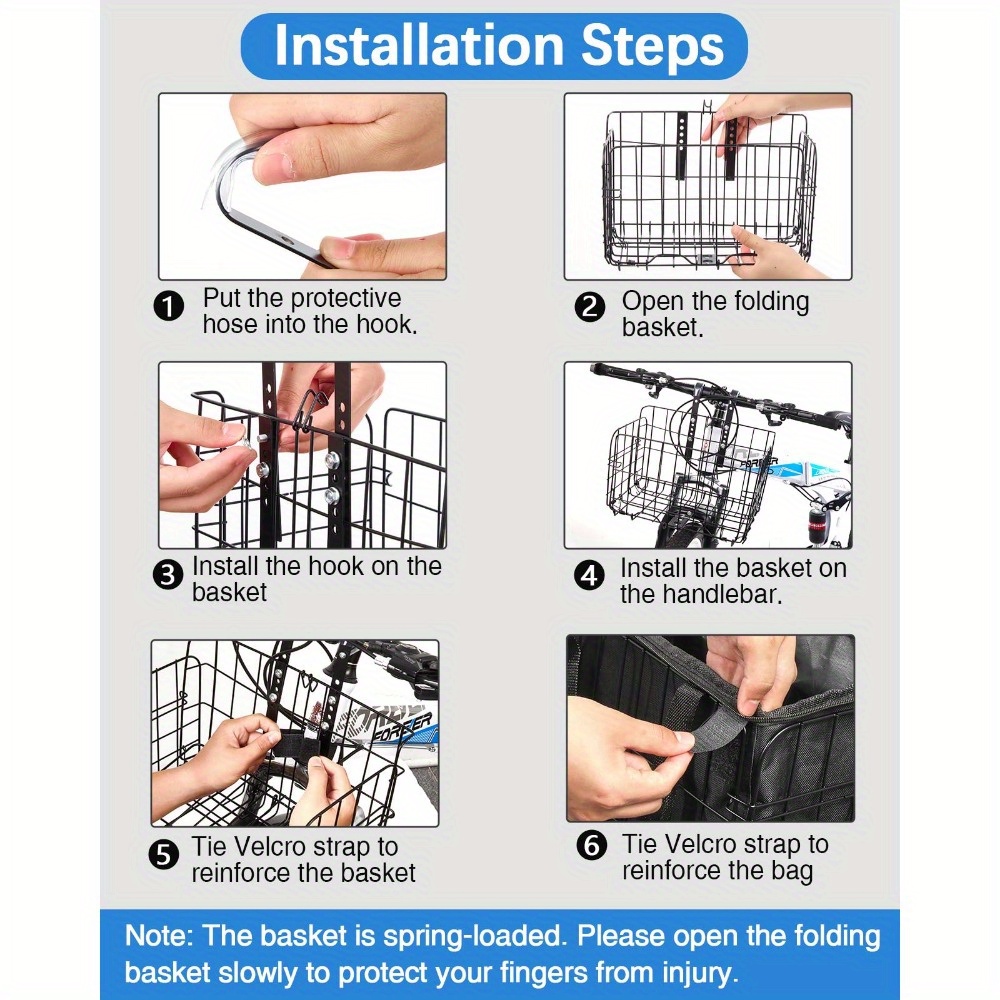 Fietsmandtas voor/achter Grote capaciteit Fietsopslag Achtermandzakken Geschikt voor het dragen van honden Huisdieren