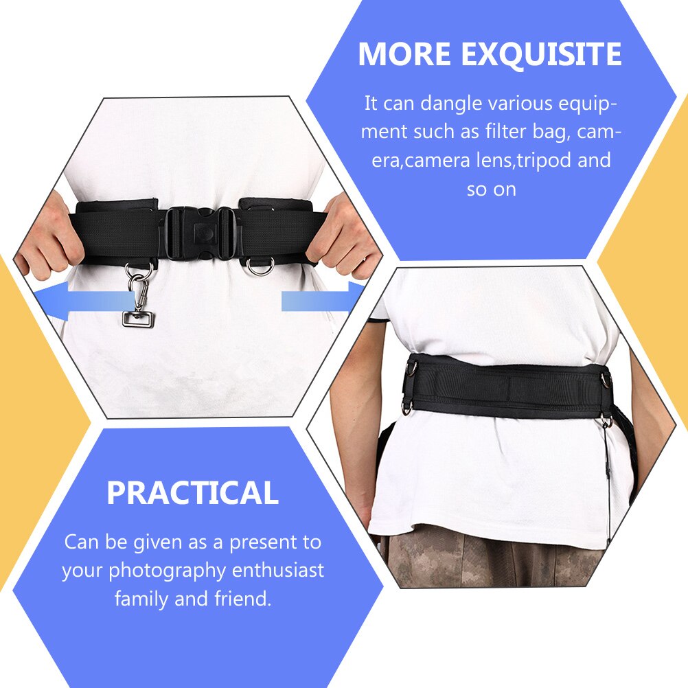 Camera Waist Belt Photography Travel Nylon Outdoor Camera Waist Strap Camera Fasten Belt Camera Strap