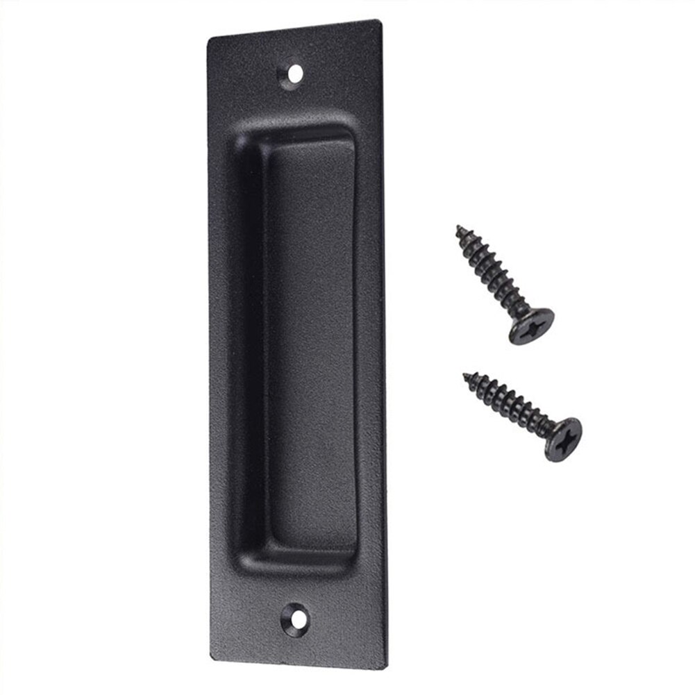 Sliding Barn Easy Install Embedded Square Hardware Frosted Accessories Rustproof Gate Home Matte Closet Door Handle Flush Pull